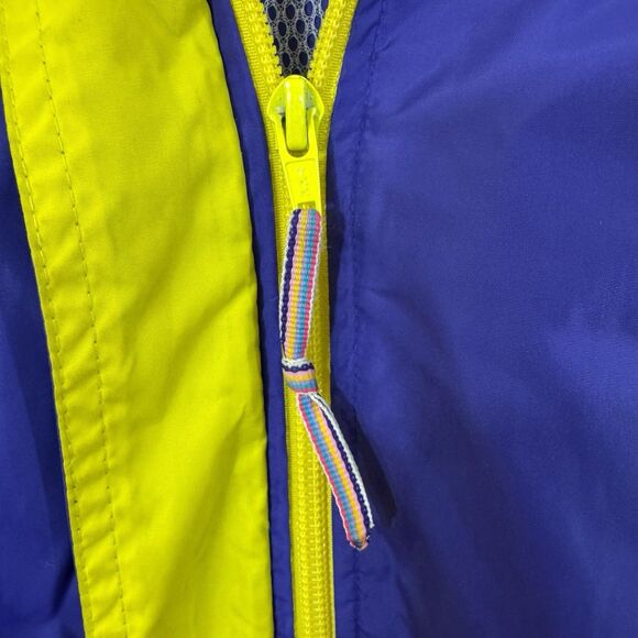 Vintage Woolrich Woman Long Rain Zip Jacket Hood Womens Large PURPLE**** READ - Picture 5 of 16